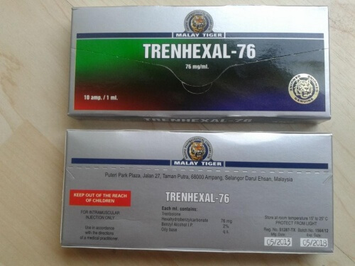 Trenhexal-76 box 10 x 76mg Trenbolone Hexahydrobenzylcarbonate for BodyBuilding