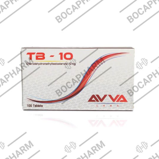 AVVA TB-10 Chlorodehydromethyltestosterone 10mg (Turanabol) 100 Tablets