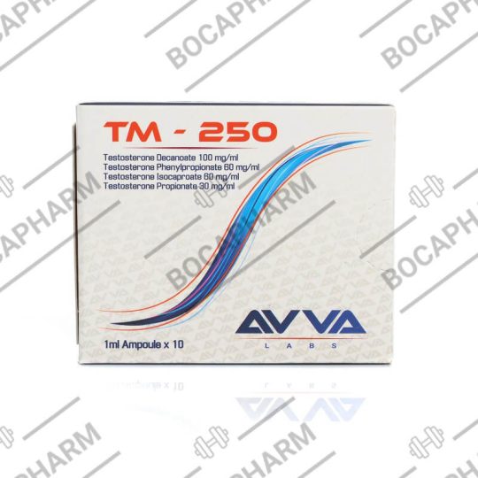 AVVA TM-250 Testosterone Decanoate, Phenylpropionate, Isocaproate, Propionate (Sustanon) 1ml Ampoule x 10