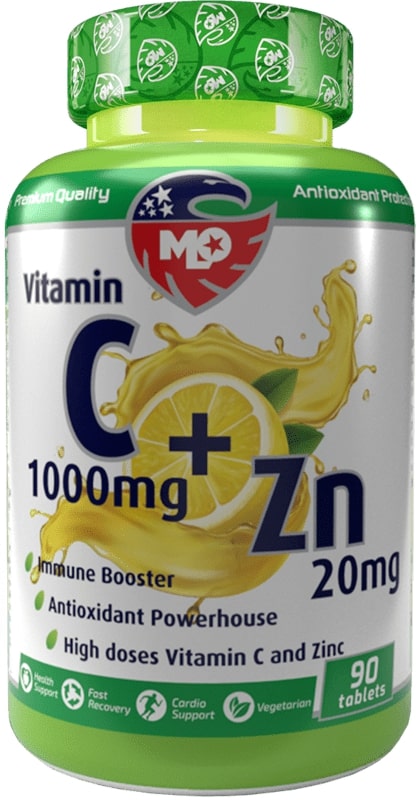 MLO Green Vitamin C + Zinc - 90 tablets