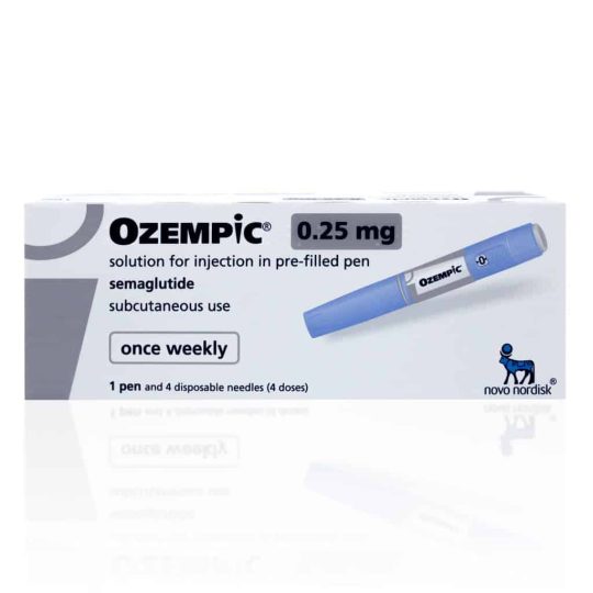 Ozempic 0.25mg (Semaglutide) 1 pen and 4 disposable needles