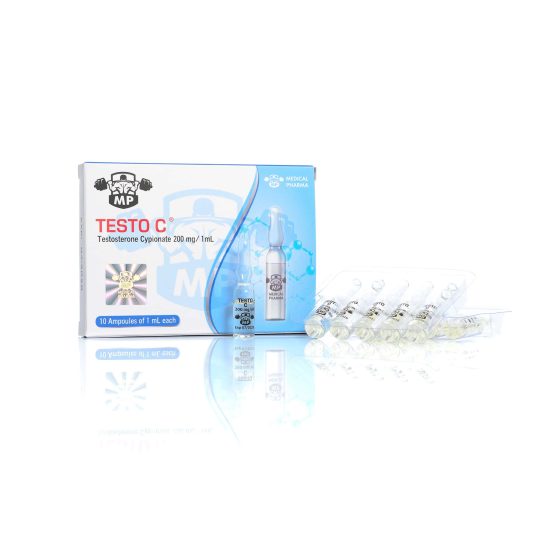 Medical Pharma Testo C (Testosterone Cypionate) 10 Ampoules x 1ml