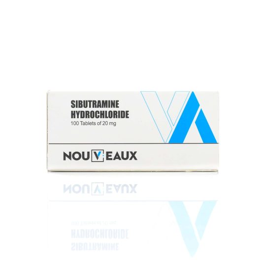Nouveaux Sibutramine Hydrochloride 100 tablets of 20mg