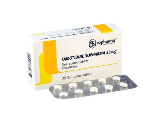 Famotidine (Sopharma) - 30 tabs (20mg/tab)