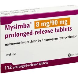 Mysimba (Naltrexone/Bupropion) - 112 tabs (8mg/90mg/tab)