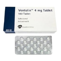 Ventolin GSK (Salbutamol) 4mg 100 tablets